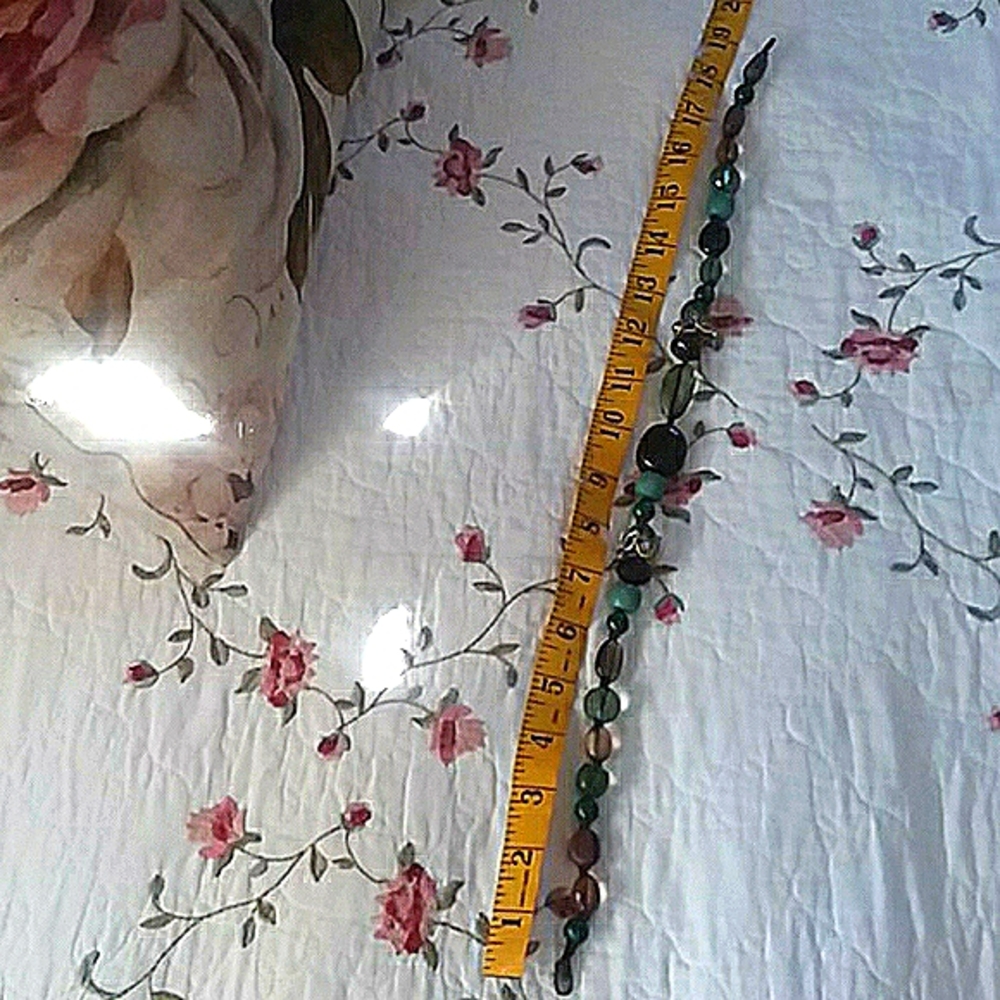 SOLD ALEXIS BITTAR malachite and quartz necklace - Picture 6 of 6